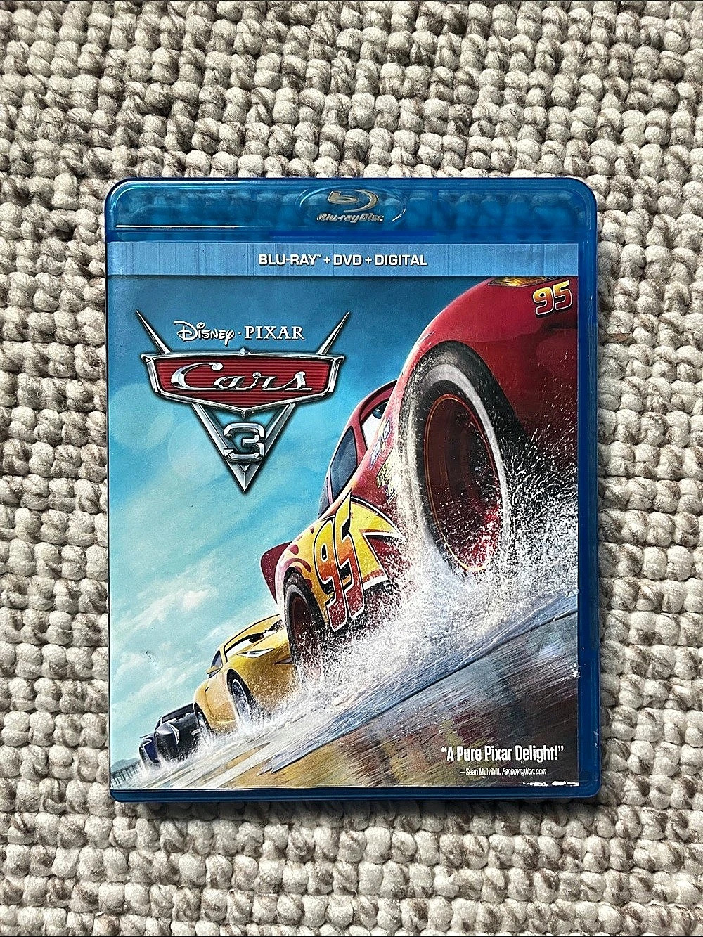 Disney Pixar Cars 3 Blu-ray Combo Pack Blu-ray + Digital Movie